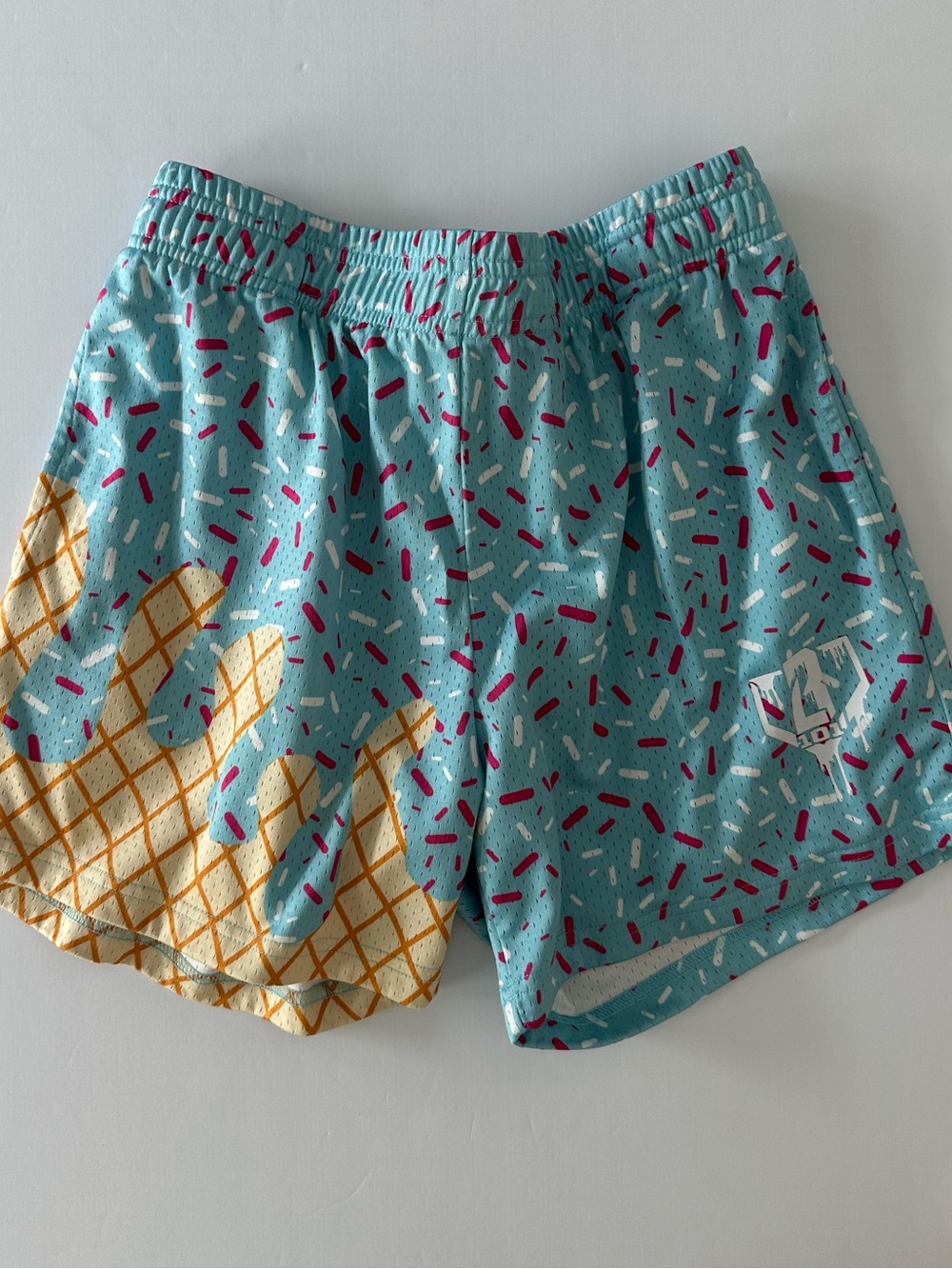 Baseball Lifestyle 101 Men's Shorts Size Small Ice Cream 5 Inch Inseam
